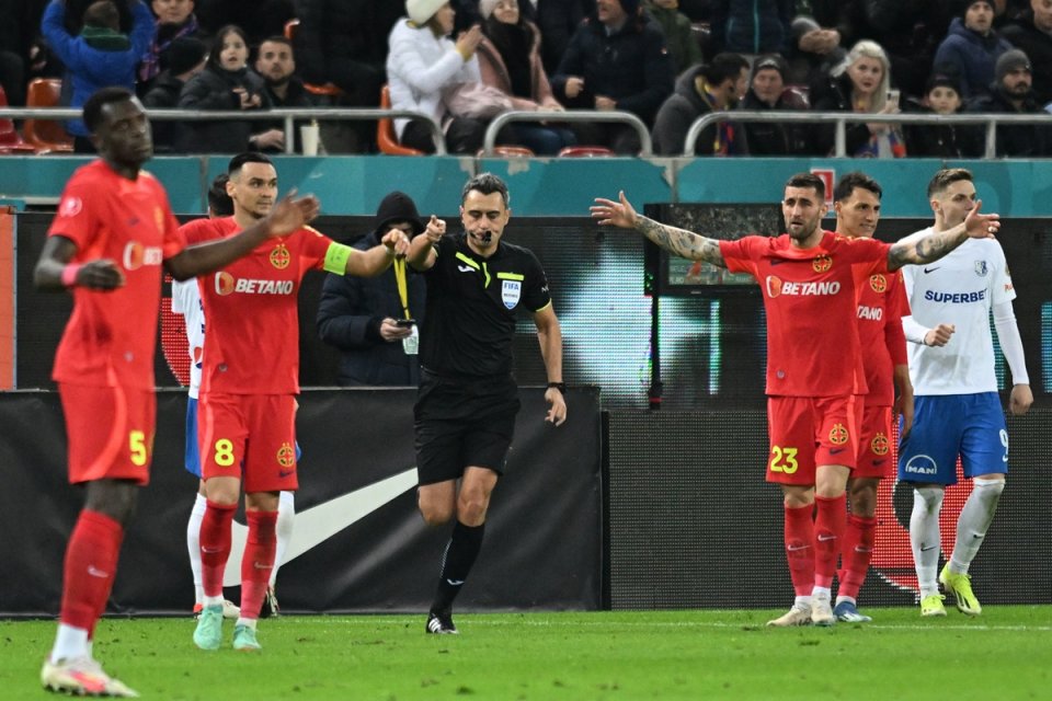 Meciul tur dintre cele două a fost câștigat de FCSB, la Ovidiu, scor 1-0