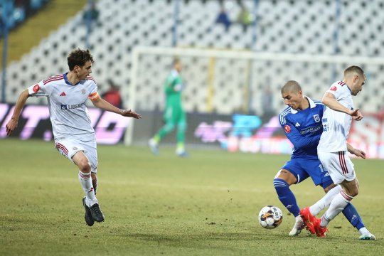 Oțelul - FCU Craiova 1-0. Bodișteanu a adus victoria gălățenilor care i-au depășit pe învinși în clasament