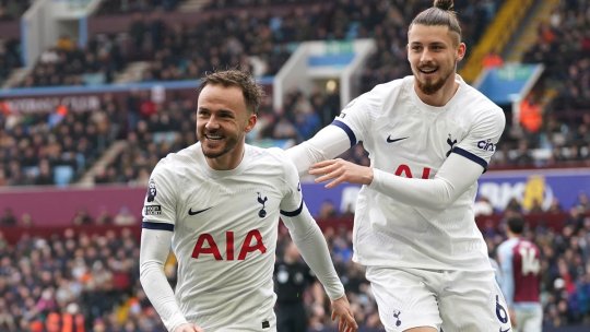 Prima reacție a lui Radu Drăgușin după ce a jucat o repriză în Aston Villa - Tottenham 0-4: ”Mi-a fost dor!” / ”Deja mă simt ca acasă”