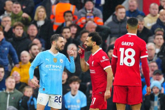 Egal în derby-ul Angliei: Liverpool - Manchester City 1-1! Arsenal profită și trece lider după această etapă