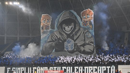 ”Război” între galerii la derby-ul Olteniei: ”E simplu când știi calea dreaptă” / ”De câți mititei e nevoie să rezolve un cub rubik?”