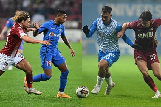 Analiza sezonului regular. FCSB și Rapid în pole-position în lupta pentru titlu, Cine este echipa care a regresat cel mai mult și ce contraperformață a reușit Universitatea Craiova