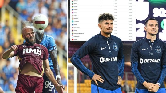 Locul ocupat de România în clasamentul coeficienților UEFA din acest sezon! CFR a adus doar 0,5 puncte, Farul e "lider" . Ce țări ar trimite două echipe în plus în UCL