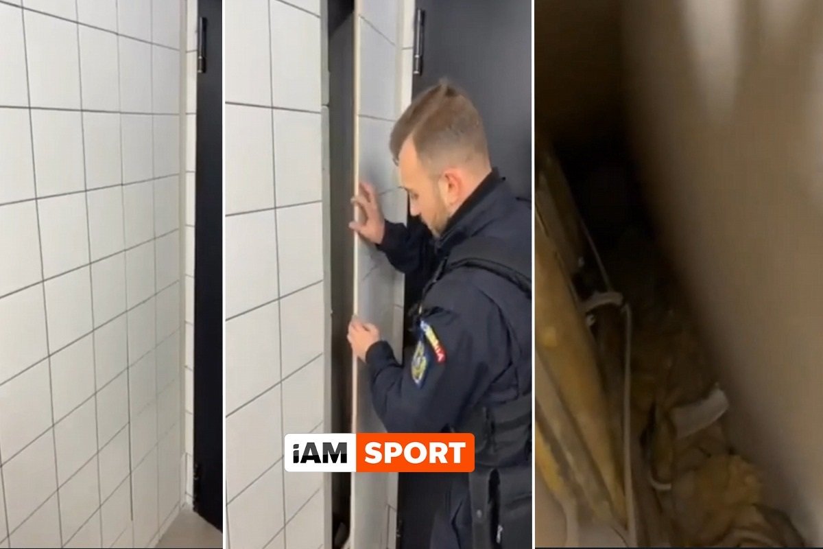 O cameră secretă a fost găsită la domiciliul unui ultras din galeria Rapidului