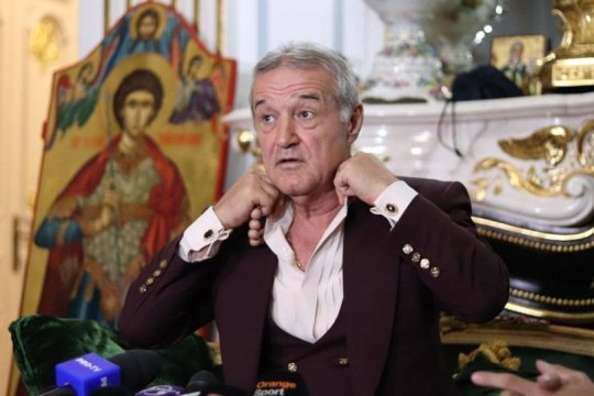 Gigi Becali consideră că Sepsi ar fi trebuit să primească un cartonaș roșu în meciul cu FCSB! Ce fază a reclamat: ”De ce nu dați?”