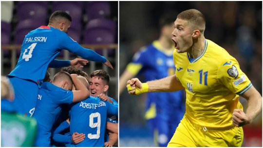 Ucraina - Islanda e lupta pentru ultimul loc din grupa României la EURO 2024