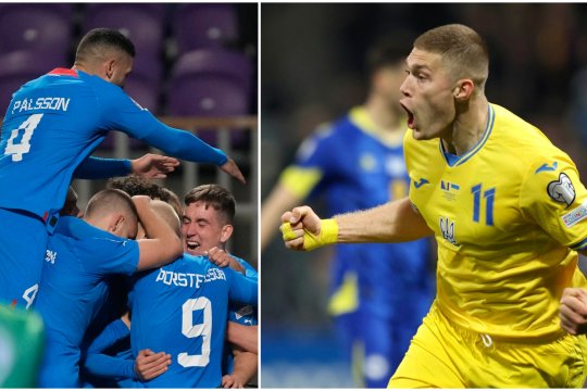 Ucraina - Islanda e lupta pentru ultimul loc din grupa României la EURO 2024