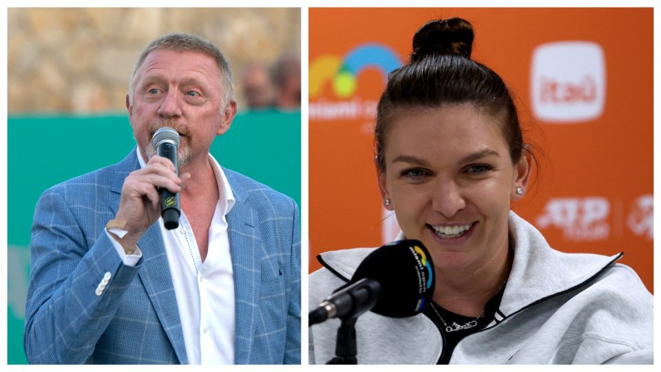 Boris Becker și Simona Halep