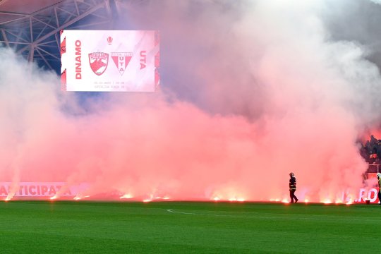 Dezastru pentru Dinamo și UTA! Ce sancțiuni riscă după gravele incidente de pe ”Arcul de Triumf”