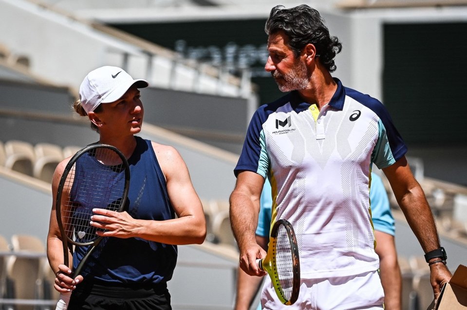 Patrick Mouratoglou a fost antrenorul Simonei Halep