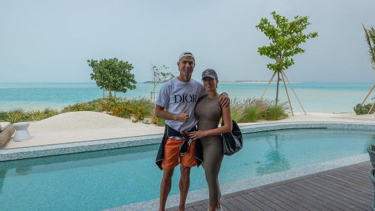 Cristiano Ronaldo și Georgina Rodriguez, escapadă romantică pe o insulă de lux din Arabia Saudită