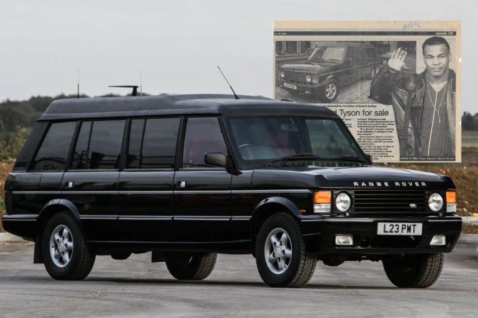 Mike Tyson a folosit limuzina Range Rover la începutul anilor 2000