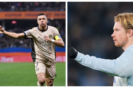 Salariile cele mai mari din top 5 campioante ale Europei. De Bruyne și Mbappe domină la nivel de venituri