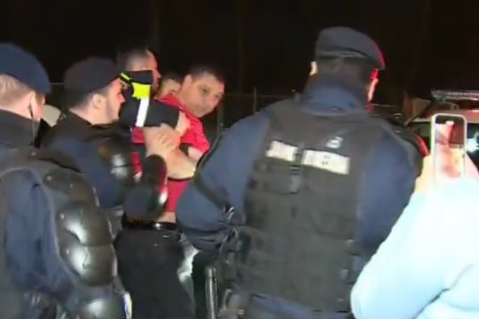 Ionel Ganea, reținut de Poliție înainte de România - Irlanda de Nord. Acesta a fost dat jos din mașină și imobilizat de oamenii legii