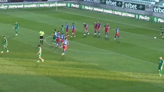 A ratat play-off-ul în Liga 2, însă CSA Steaua o bate pe Ludogorets, echipa care domină fotbalul în Bulgaria
