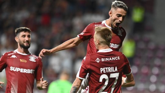 Marius Șumudică a evidențiat un jucător din atacul Rapidului și l-a comparat cu Cyril Thereau: ”Îi felicit pe Șucu, Nico și Angelescu!”