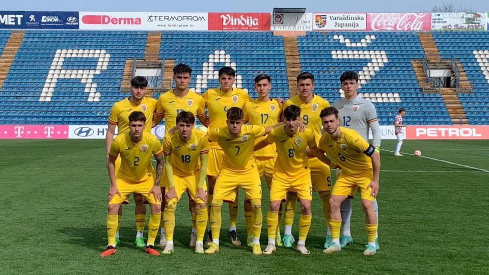 România U19 învinge Croația U19, însă ratează calificarea la turneul final