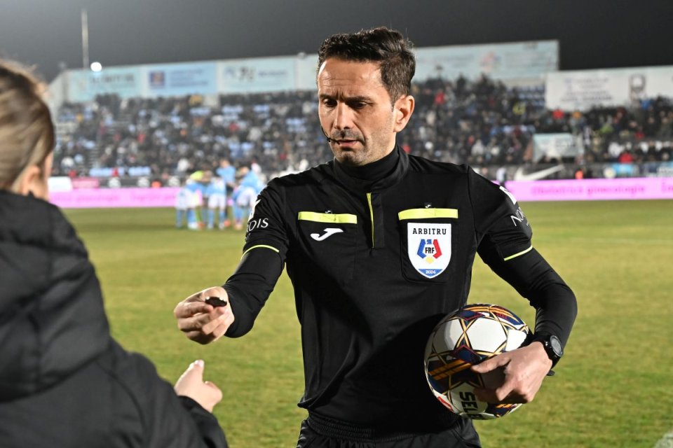 Colțescu este arbitrul cu cele mai multe meciuri arbitrate în Liga 1