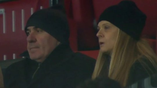 Apariție-surpriză în tribunele stadionului Metropolitano! Alături de ce femeie a urmărit Gică Hagi partida Columbia - România