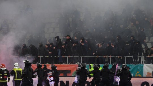 Grad ridicat de risc la U Cluj - UTA! Ultrașii arădenilor se prezintă la meci la mai puțin de o lună de la bătaia generală de la Dedulești