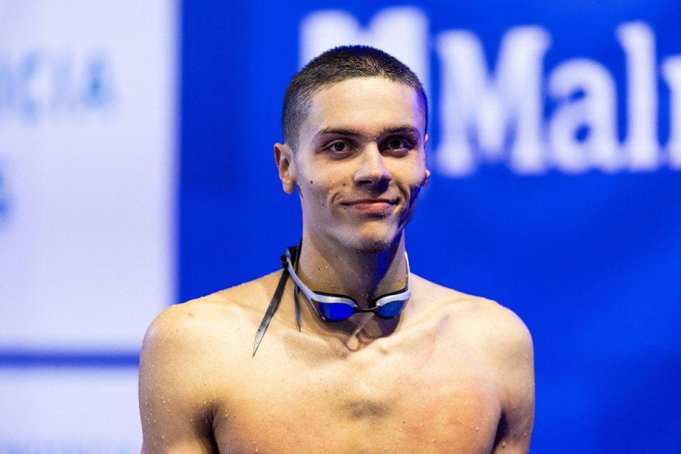 46:86s este cea mai bună performanță a lui David Popovici, a doua ca rapiditate din istoria probei de 100m liber