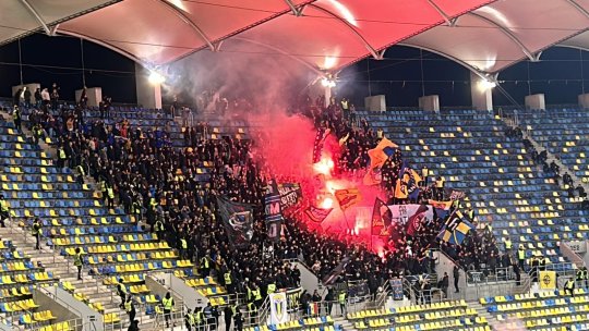 Galeria Petrolului a ironizat-o pe FCSB pe Arena Națională: ”Steaua sunteți voi? Poate pe PlayStation 2!”