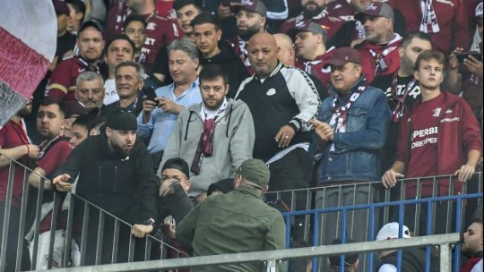 Prima imagine cu Dan Șucu și Victor Angelescu în galeria Rapidului, în tribunele stadionului Ion Oblemenco! Cum au fost surprinși