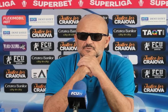 Fotbalistul oltenilor, descumpănit după ședința de 45 de minute ținută de Adrian Mititelu în vestiar: ”Sunt fără cuvinte...”