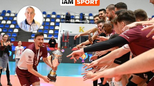 Străinii noștri sunt mai buni decât străinii voștri! Editorial Dumitru Graur, după ce Rapid a câșitgat Cupa României la volei în fața lui Dinamo și a Stelei