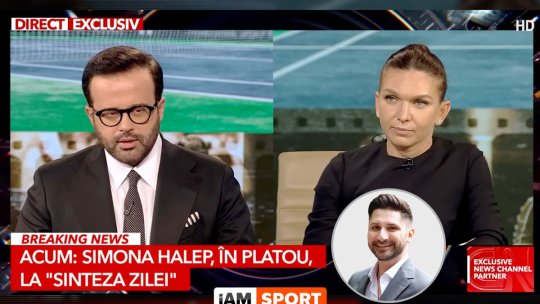 Victor Vrînceanu: Simona Halep a ales să meargă la Antena 3 pentru că sportivii români vor să fie cântați, nu întrebați. La fel se întâmplă cu Hagi sau Lucescu