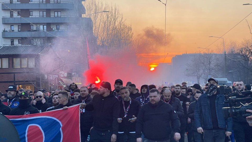 Suporterii celor de la FCSB au plecat spre Arena Națională