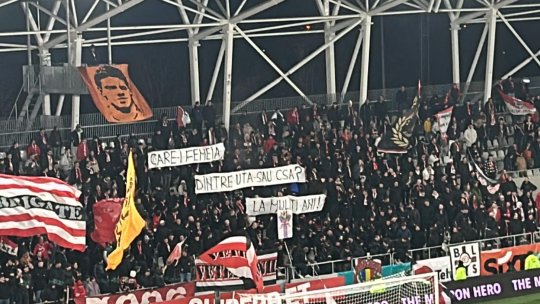 Frăția dintre arădeni și Steaua, "taxată" de ultrașii lui Dinamo, de 8 martie: "Care-i femeia dintre UTA sau CSA? La mulți ani"