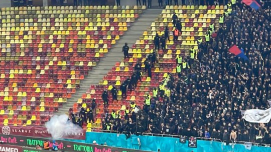 Tensiune maximă pe Arena Națională. Jandarmeria, nevoită să intervină pentru a aplana o bătaie între suporteri