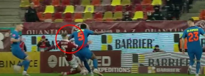 Rapid a cerut penalty în derby-ul cu FCSB