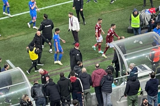 Florinel Coman, aproape de un conflict fizic cu fanii Rapidului