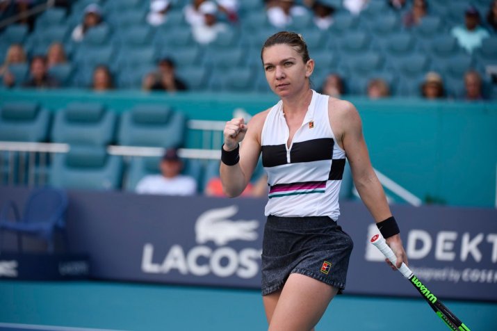 Halep a disputat la Miami primul său meci în circuitul WTA după o pauză de un an și 6 luni