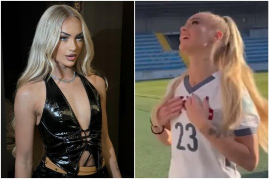 ”Nu pot, îmi pare rău!” Cea mai frumoasă fotbalistă din lume, pusă în dificultate de un bărbat când a ajuns față în față cu el. Ce i-a cerut suporterul