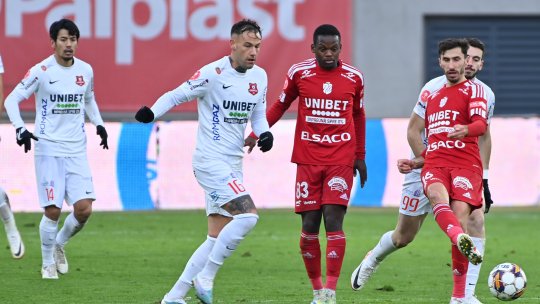 UTA - Hermannstadt 1-3. Spectacol total la Arad. Hattrick-ul lui Paraschiv aduce victoria sibienilor