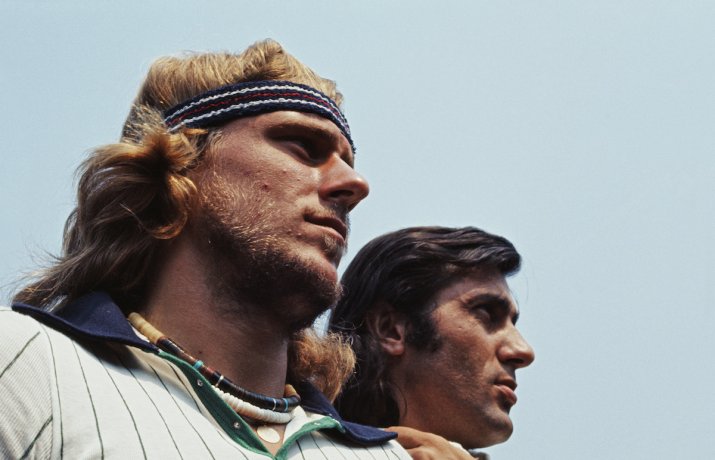 Bjorn Borg și Ilie Năstase. Prieteni, semifinaliști la US Open în 1976