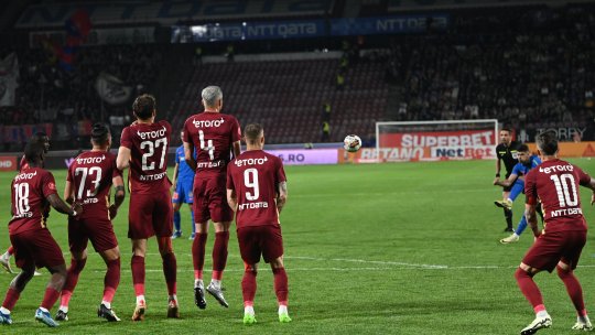 CFR Cluj - FCSB 0-1. Victorie crucială pentru oaspeți, care se apropie de câștigarea titlului