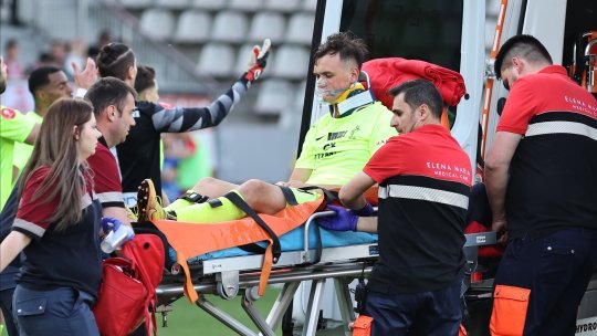 Diagnostic de coșmar pentru Luca Mihai după intrarea horror a lui Homawoo. Mama fotbalistului a avut un șoc atunci când și-a văzut fiul în ambulanță