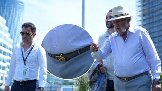 Ce apărea pe cureaua de peste 2000 de euro a lui Ion Țiriac. Detaliul extravagant observat la ultima apariție a miliardarului | FOTO