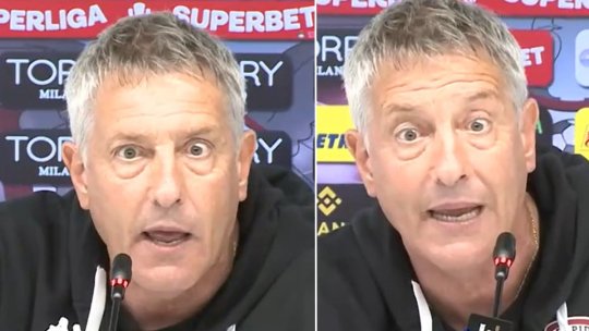 ”Tu nu înțelegi nimic!” Cristiano Bergodi, izbucnire fără precedent! Italianul a zbierat la conferința de presă, cu ochii ieșiți din orbită: ”Ce înseamnă asta?”