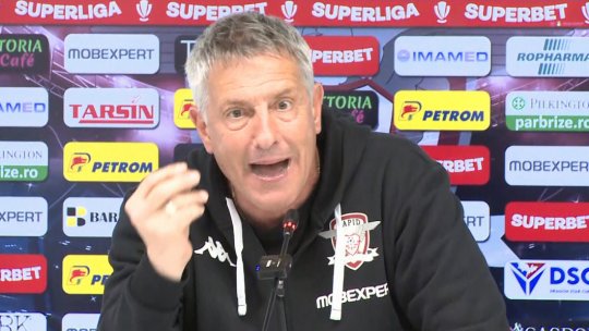 Întrebarea care l-a făcut pe Cristiano Bergodi să ia foc: jurnalistul care l-a supărat a povestit totul