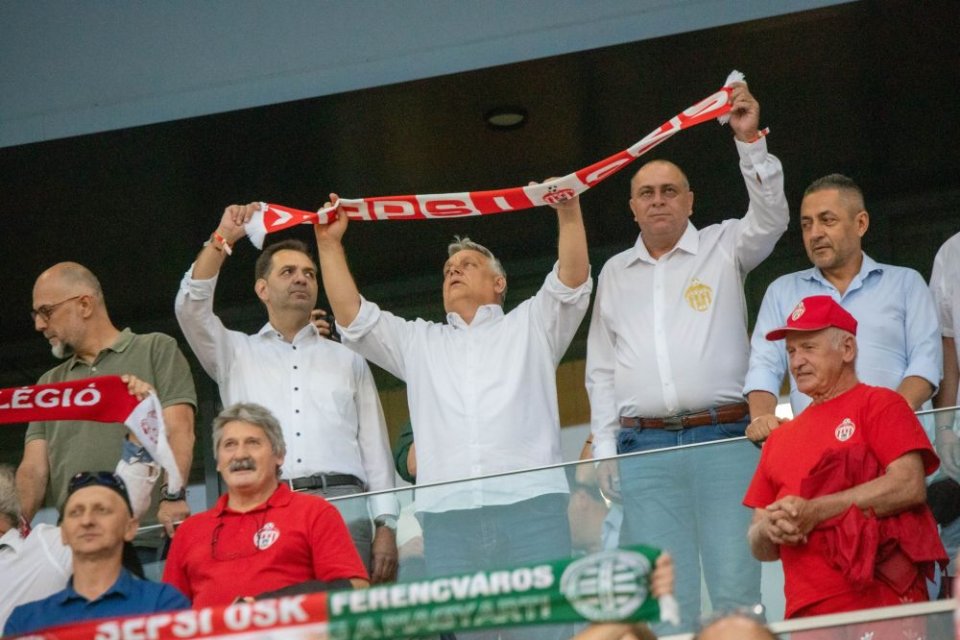 Viktor Orban, la un meci jucat de Sepsi