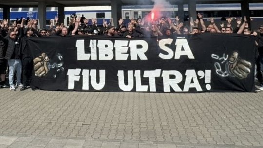 "Pace istorică" înainte de Craiova - Dinamo! Cum au fost surprinși ultrașii celor două echipe