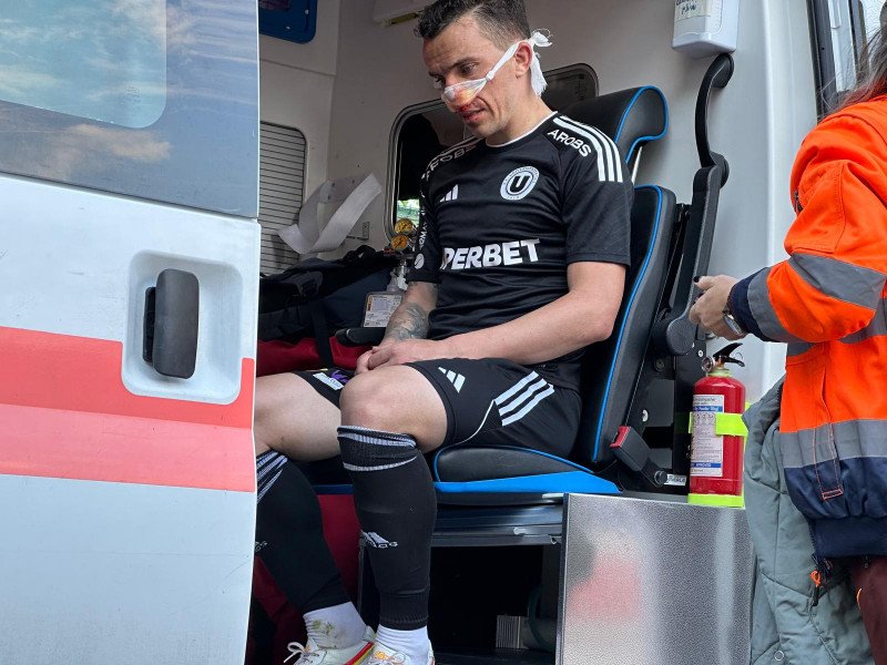 Dan Nistor a suferit o accidentare teribilă în meciul cu Oțelul.