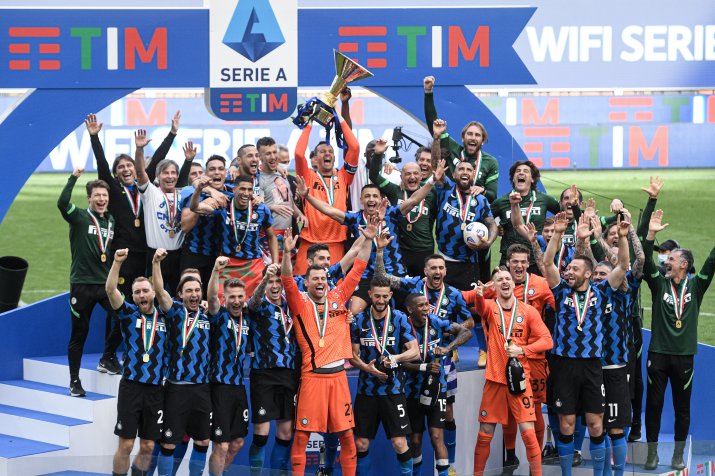 Imagini de la ultimul titlu câștigat de Inter.