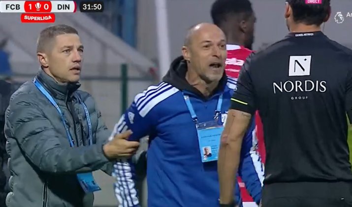 Bogdan Andone și-a ieșit din minți în meciul cu Dinamo