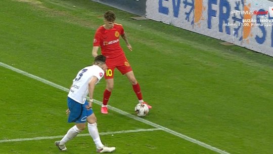 Golul care a risipit emoțiile: a ieșit sau nu mingea la reușita lui Băluță din FCSB - Farul?